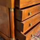 Chest of drawers of the period empire in cherry