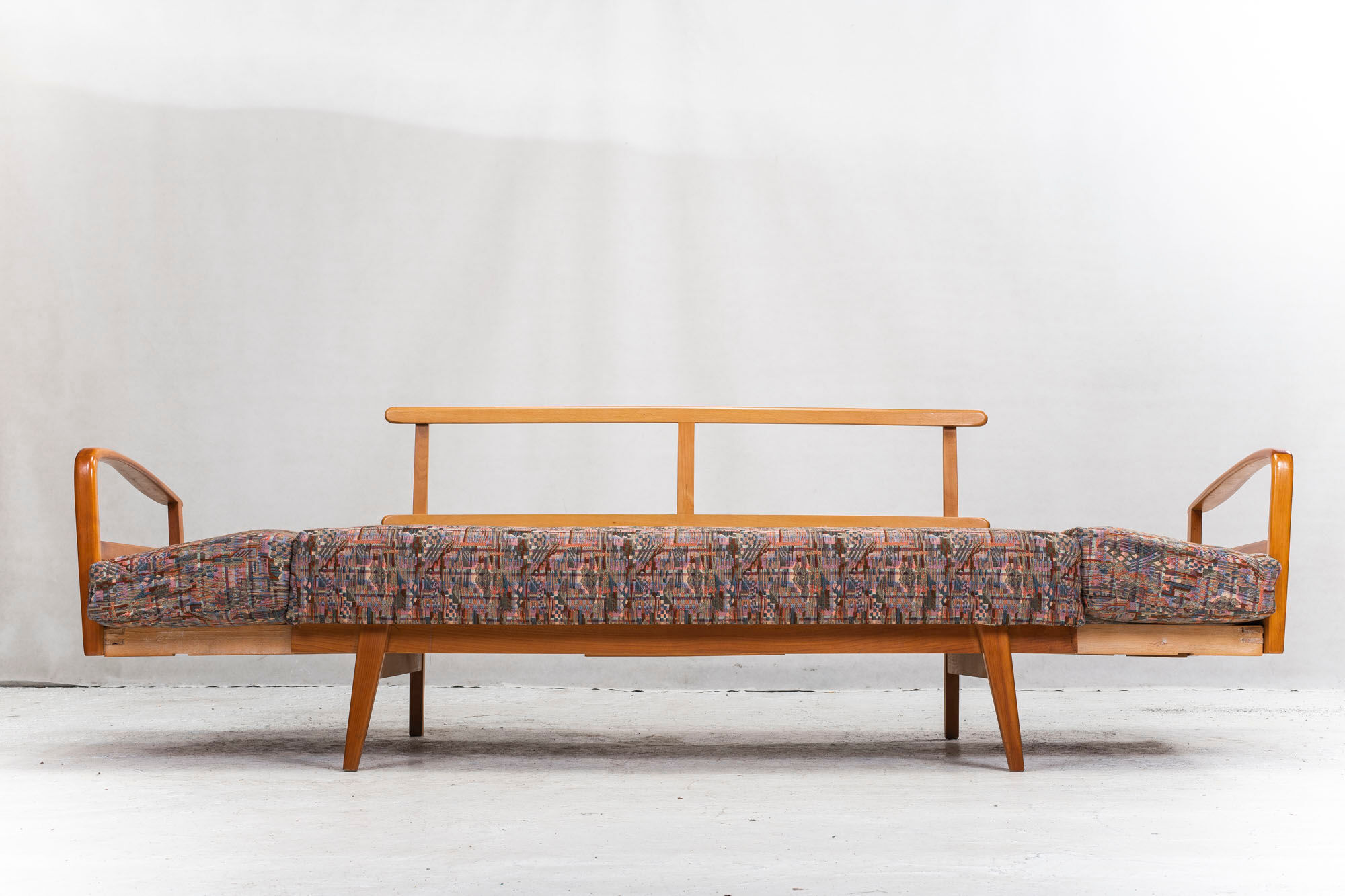 Antimott Easy Chairs & Daybed in Cherry by Walter Knoll / Wilhelm Knoll for Knoll Inc. / Knoll Inte