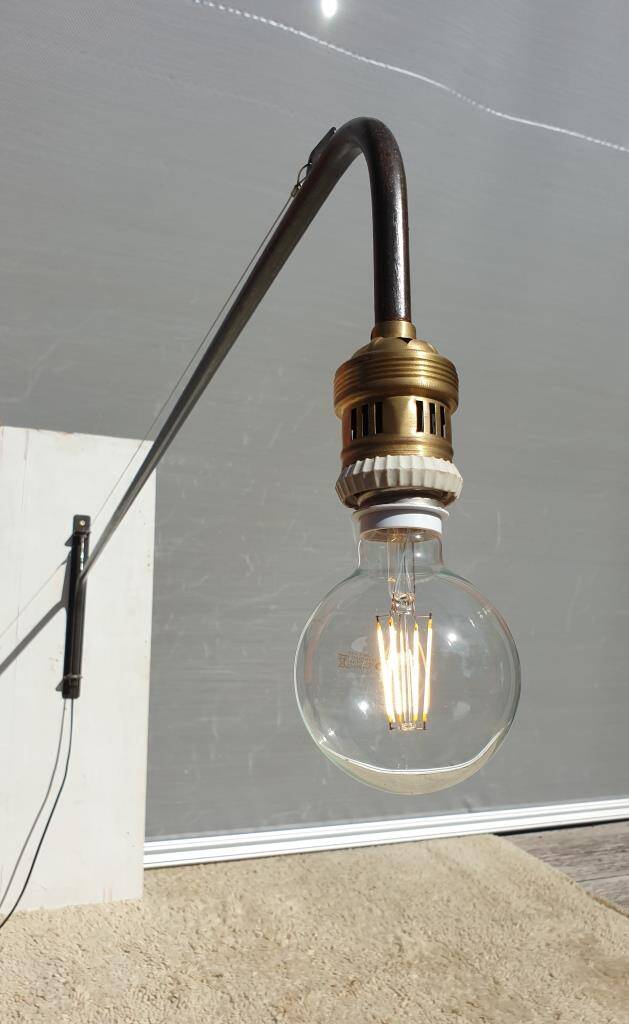 Applique d'atelier Jib170 design industriel 1950