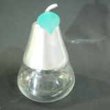 Pineapple and pear glass candy boxes