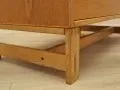 Commode en chêne danois et en frêne plaqué avec un dessus extensible, années 1970