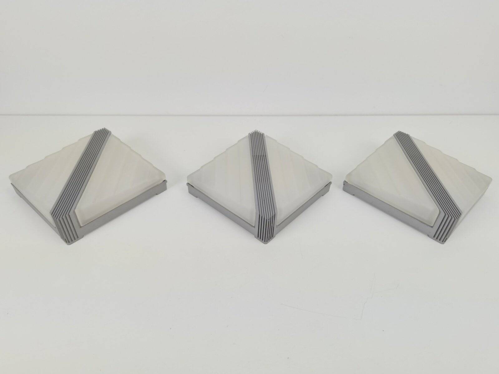 Vintage Wall Lamps from Fratelli Martini, Italy, 1980, Set of 3