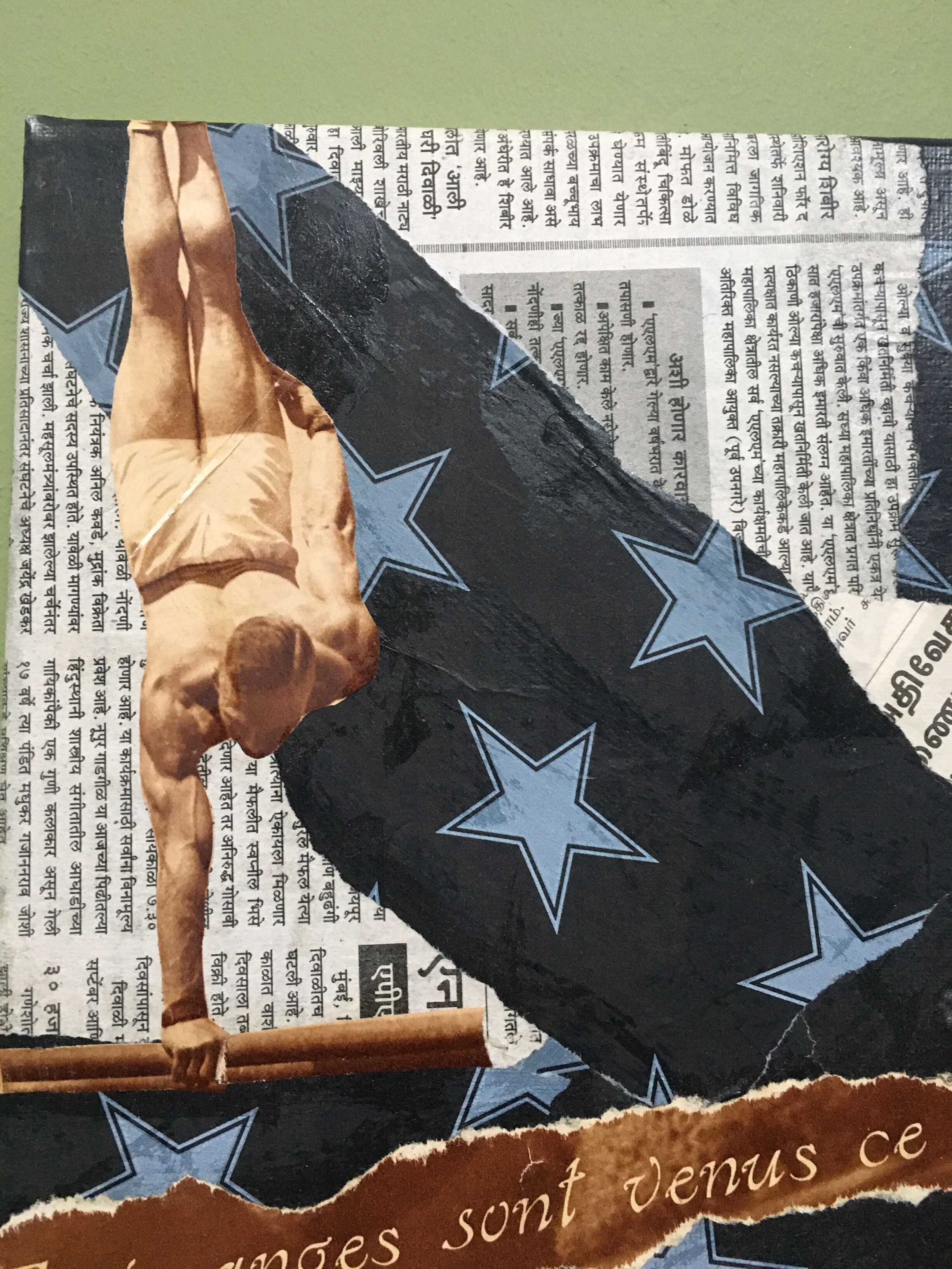 Collage "3 angels" by Pedro de Sagan