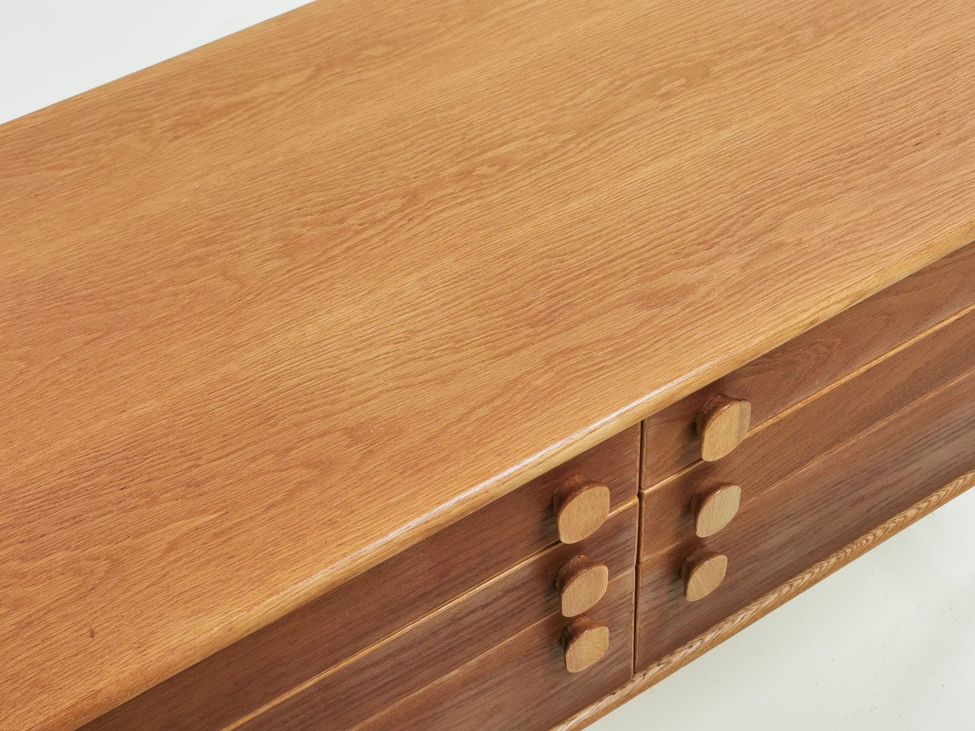 Oak Mid Century Sideboard Chest of drawers by Meredew