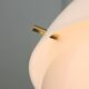 Italian Space Age Pendant in Brass and Plexiglass, 1970s