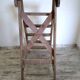 Old wooden stepladder