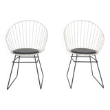 D. Dekker for Tomado wire chairs, The Netherlands 1950's
