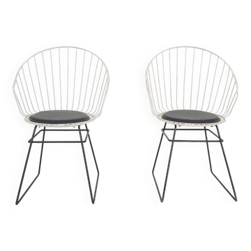 D. Dekker for Tomado wire chairs, The Netherlands 1950's
