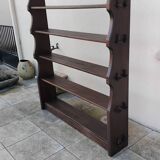 Brutalist design Scandinavian bookshelf Olavi Hänninen vintage