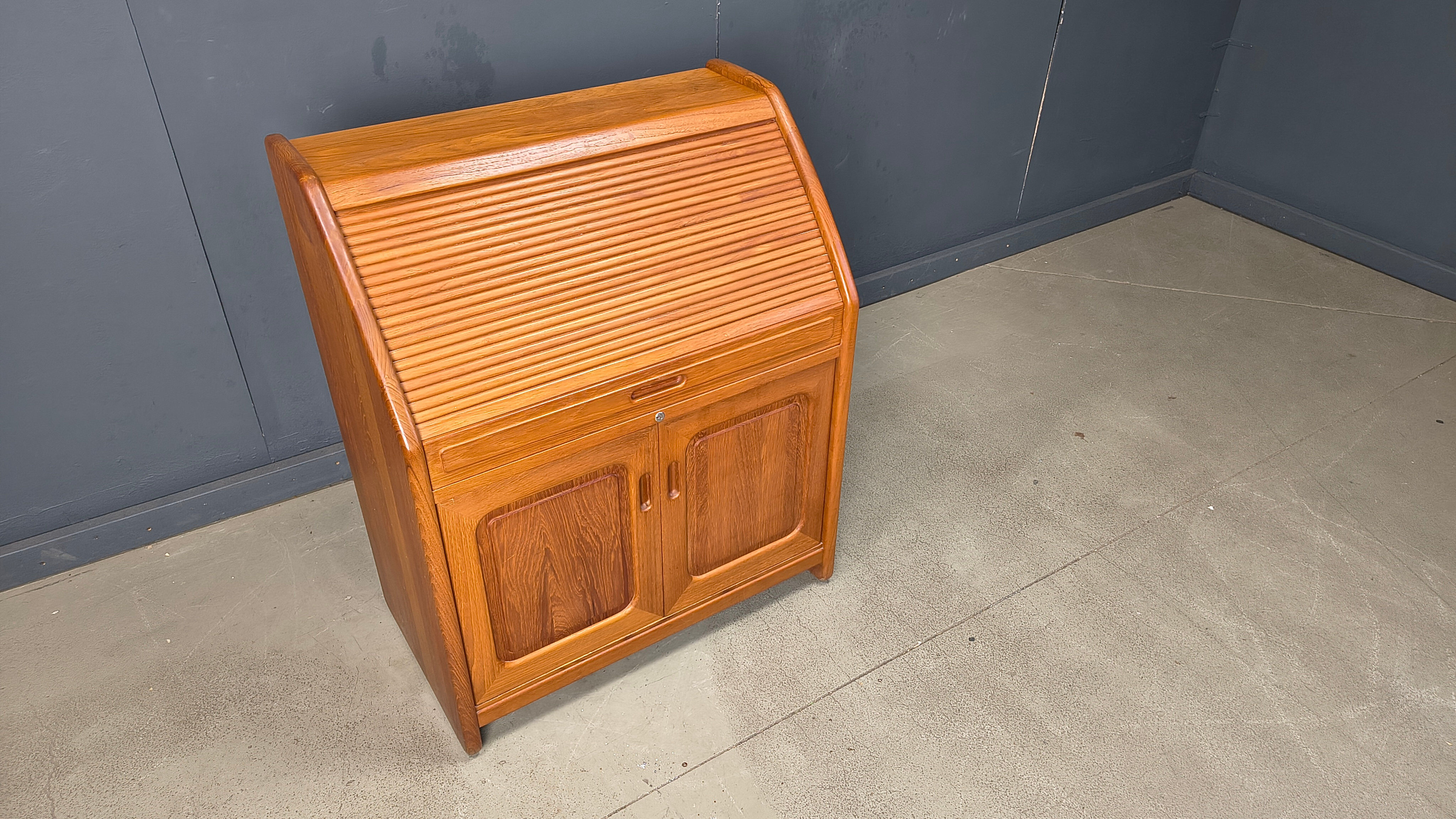 Teak secretaire by Dyrlund, Denmark, 1960s