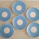 6 saucers and milk jug 1950s Villeroy and Boch Mettlach