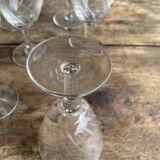 7 verres à pied
