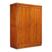 Armoire vintage Gorgone Naples en placage de cerisier, Italie, années 1940