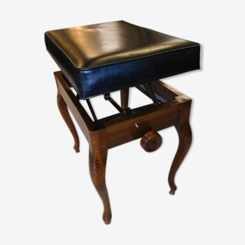 Wooden piano stool