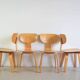 set x4 dining chairs Pastoe SB02