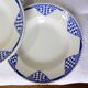 4 deep plates from Moulin des Loups et Hamage, Pantin model 211233