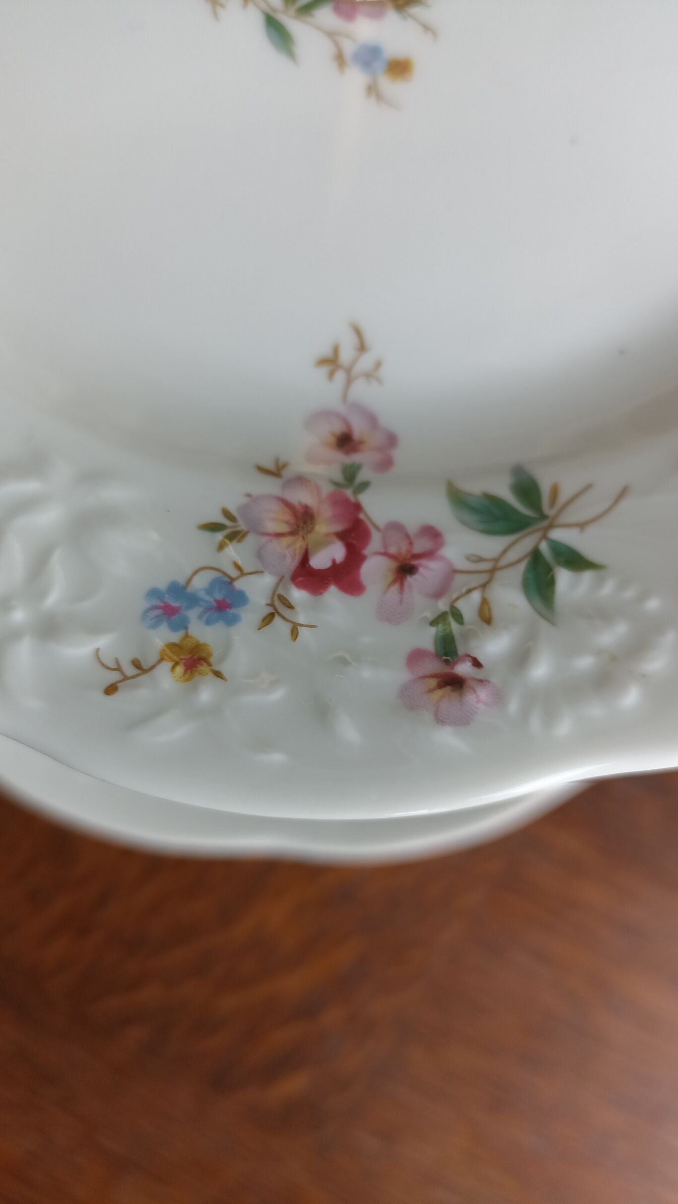Dumb servant with 3 floors in Berry porcelain by SFP