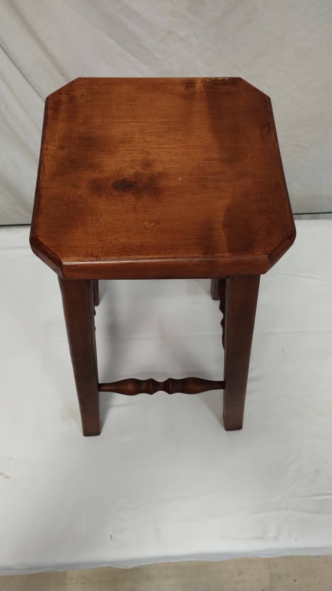 Vintage solid wood stool