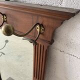 Cloakroom Coat rack with vintage mirror