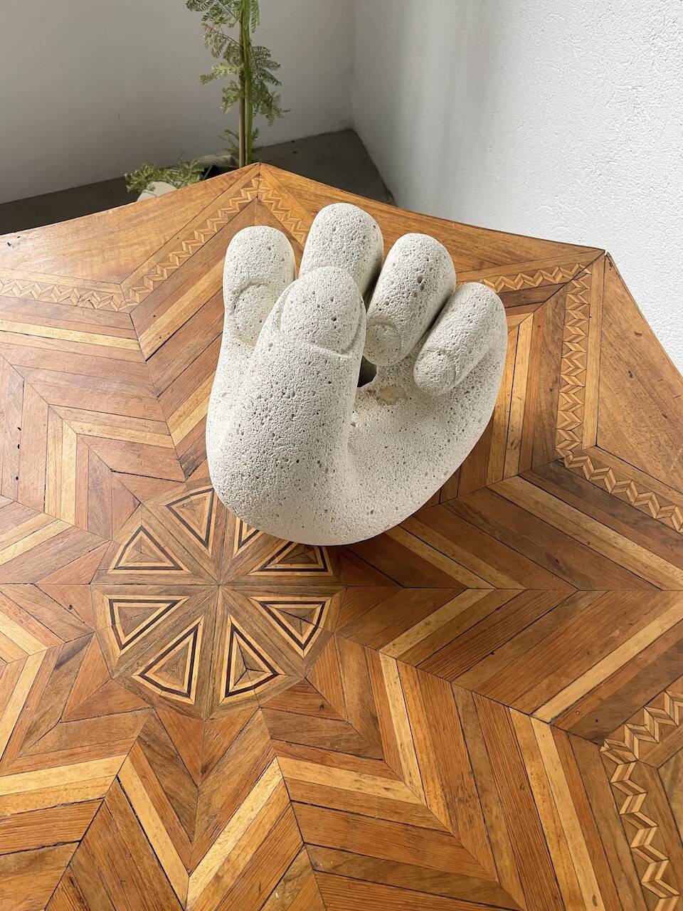 19th century inlaid side table
