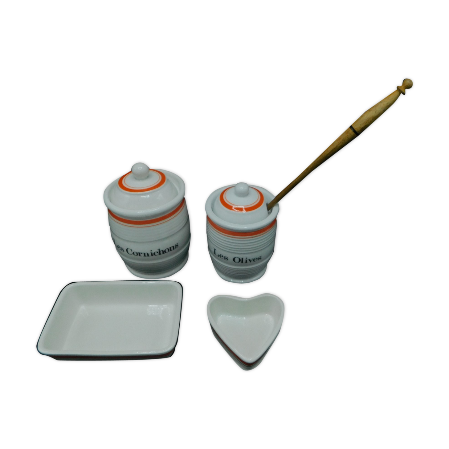 Deshoulières - Pillivuyt 4-piece service set