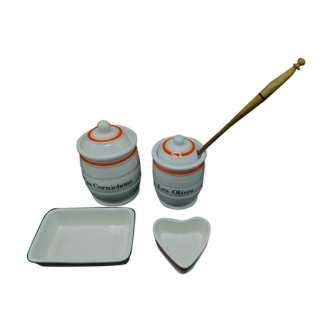 Deshoulières - Pillivuyt 4-piece service set