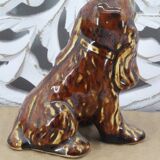Statue chien en céramique
