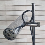 Desk lamp, design, chrome, adjustable, vintage, 70s.