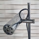 Desk lamp, design, chrome, adjustable, vintage, 70s.