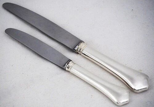 Ravinet d'Enfert, Ercuis Brantome set of 20 knives, 10 dinner knives + 10 dessert knives.