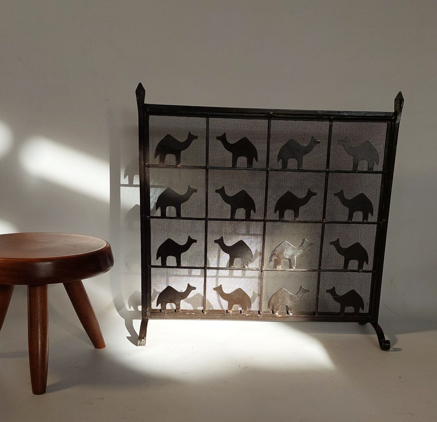 Vintage Fire Screen
