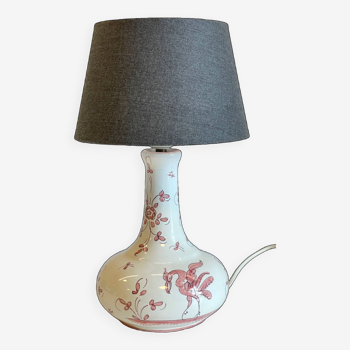 Lampe céramique faïencerie du Matet vintage