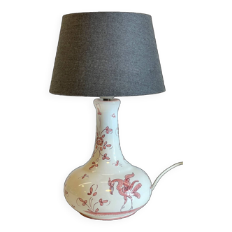 Vintage Matet earthenware ceramic lamp