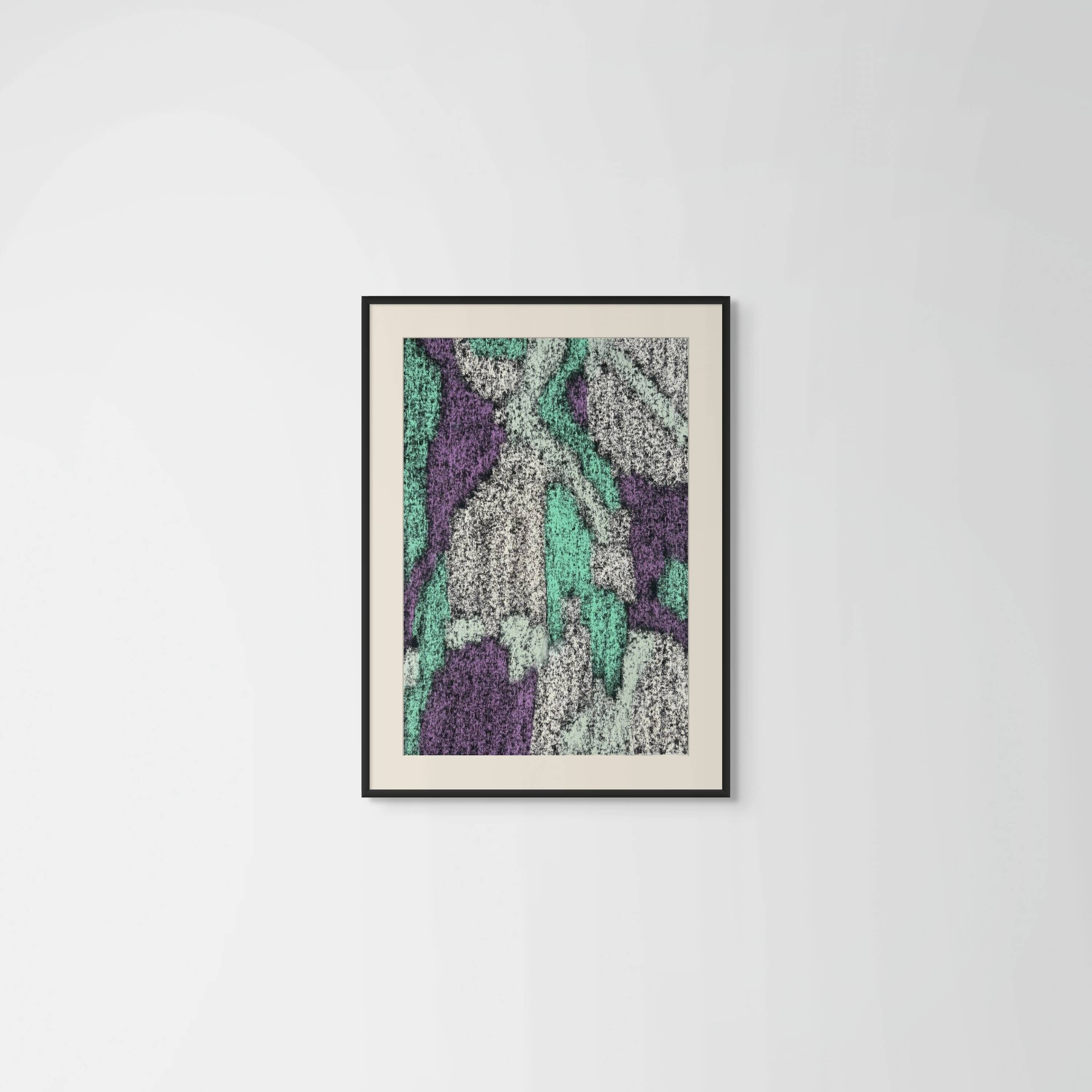 Pastel drawing 'Diptyque Brésil' by Atelier Cléophée