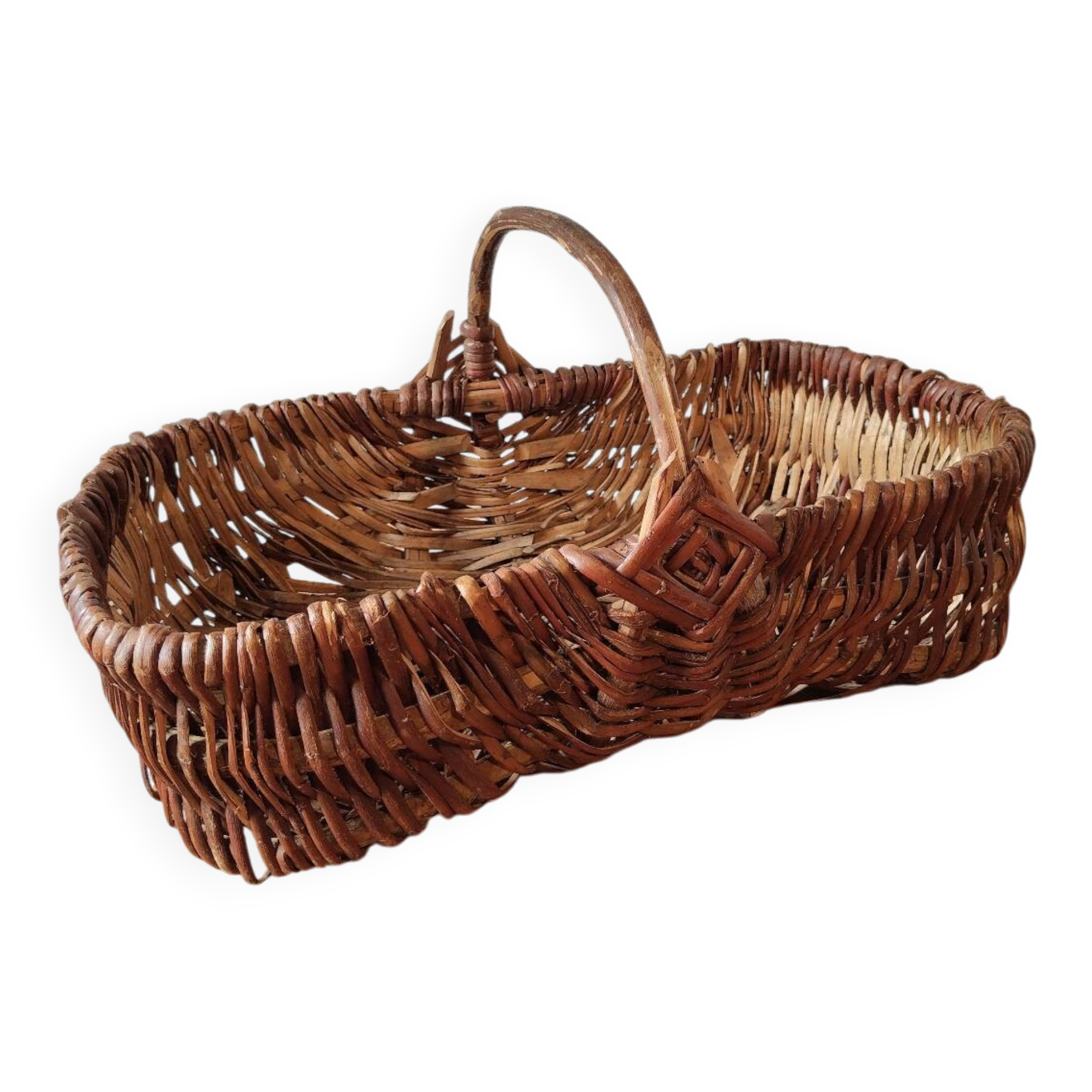 Old wicker basket – Handmade – Country house spirit
