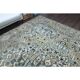 1970s Vintage Persian Handmade Wool Cotton Light Brown Area Rug 295x380