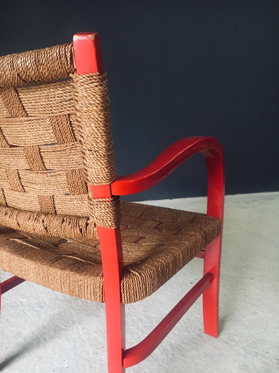 Mediterranean Armchairs, France, 1950s, Set of 2