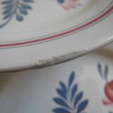 6 vintage Céranord St Amand flat plates from the 50s