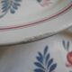 6 vintage Céranord St Amand flat plates from the 50s