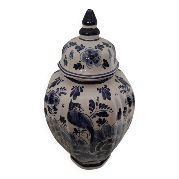 Vase / Potiche Vintage De DELFT Peint A La Main Signé