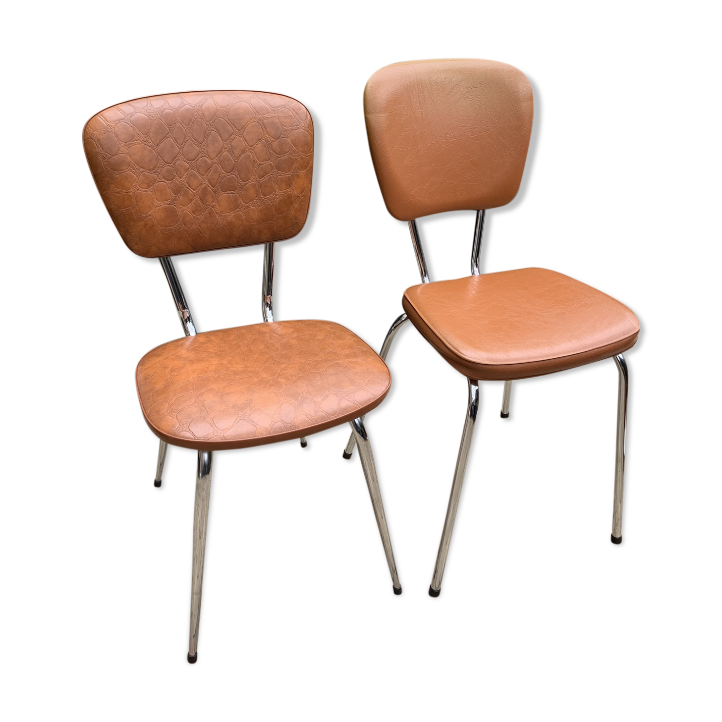 Skai chairs and vintage chrome