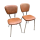 Skai chairs and vintage chrome