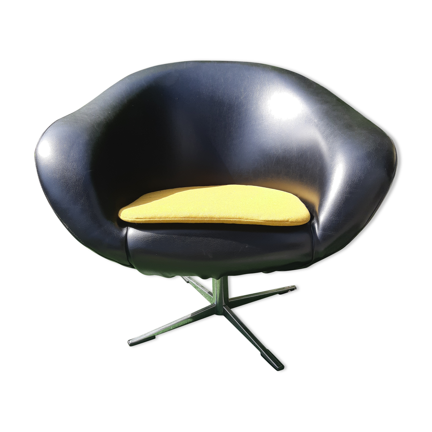 Vintage swivel armchair