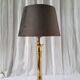 Brass candlestick lamp