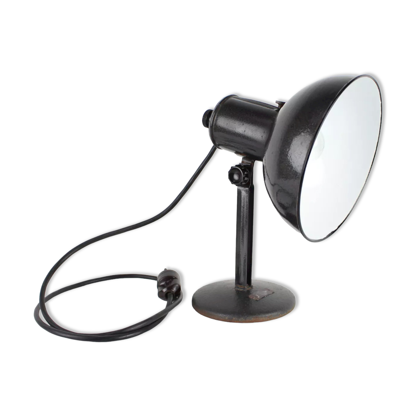 Vintage industrial adjustable table lamp, 1950's