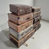 Vintage travel suitcase / trunk / chest