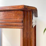 Side table vintage art deco style pedestal table