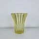Art Deco vase by Pierre D'Avesn, yellow glass.
