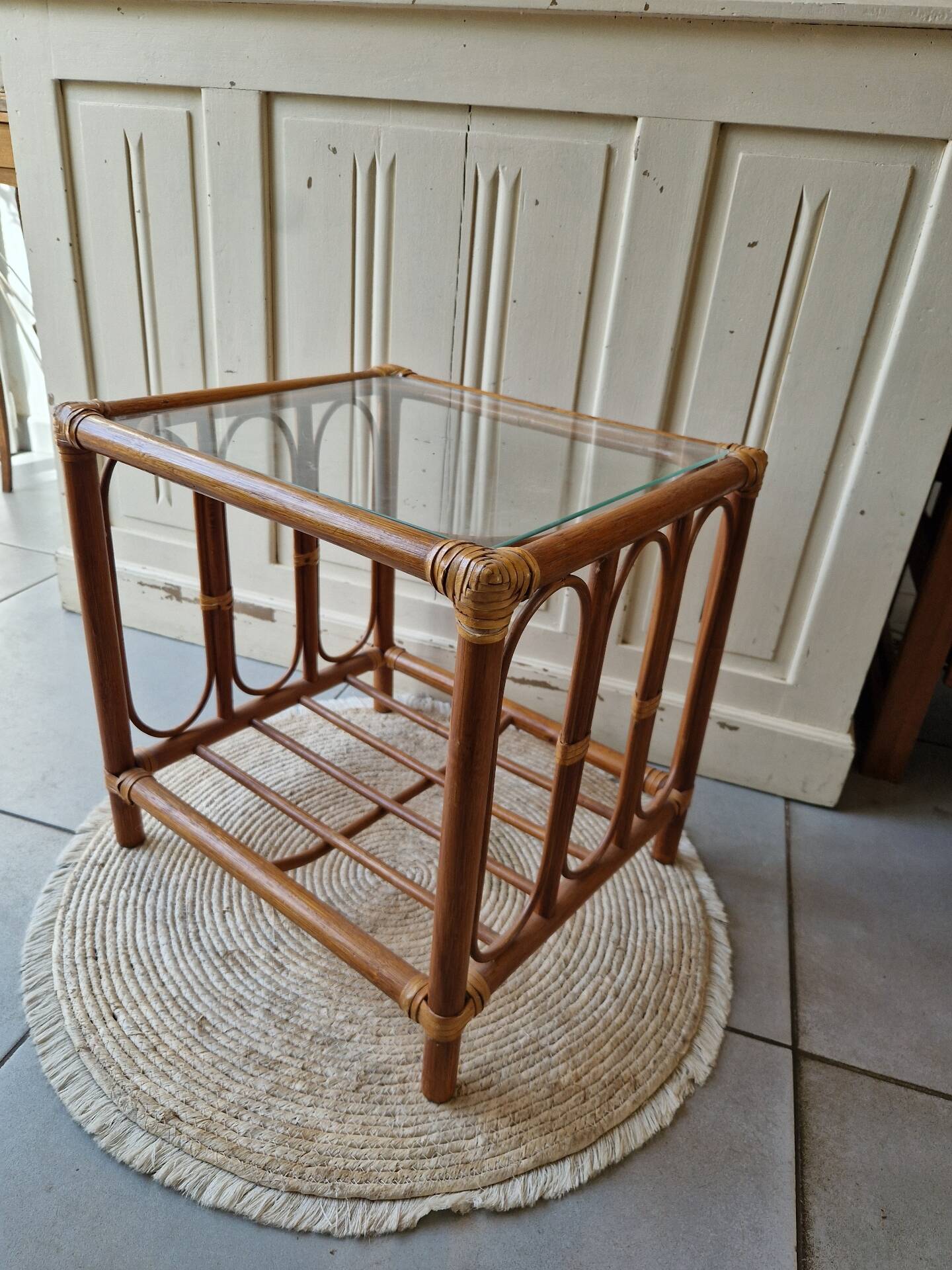 Occasional Coffee Table in Rattan