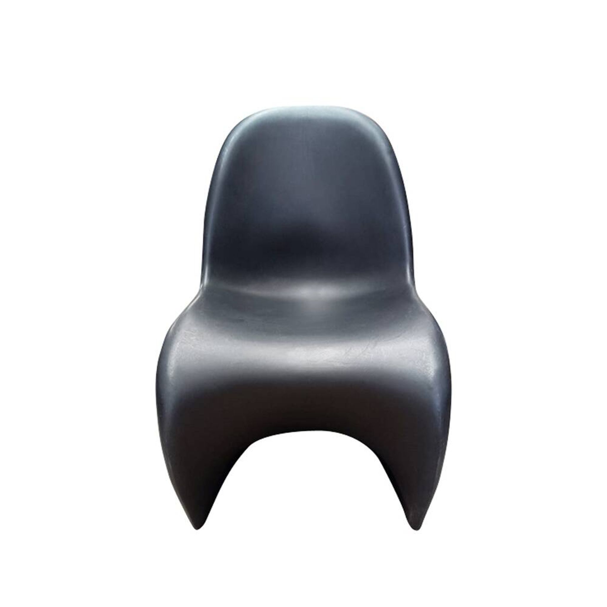 Chaise Panton noir édition Vitra
